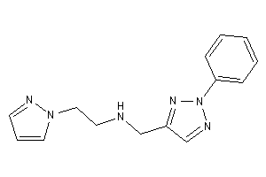 (2-phenyltriazol-4-yl)methyl-(2-pyrazol-1-ylethyl)amine