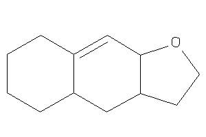 2,3,3a,4,4a,5,6,7,8,9a-decahydrobenzo[f]benzofuran