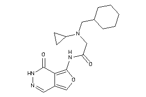 2-[cyclohexylmethyl(cyclopropyl)amino]-N-(4-keto-3H-furo[3,4-d]pyridazin-5-yl)acetamide