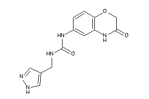 1-(3-keto-4H-1,4-benzoxazin-6-yl)-3-(1H-pyrazol-4-ylmethyl)urea