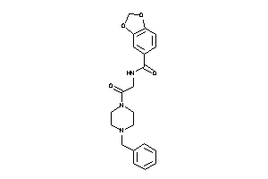 N-[2-(4-benzylpiperazino)-2-keto-ethyl]-piperonylamide