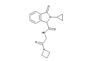 N-[2-(azetidin-1-yl)-2-keto-ethyl]-2-cyclopropyl-3-keto-isoindoline-1-carboxamide