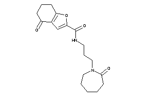 4-keto-N-[3-(2-ketoazepan-1-yl)propyl]-6,7-dihydro-5H-benzofuran-2-carboxamide