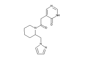 5-[2-keto-2-[2-(pyrazol-1-ylmethyl)piperidino]ethyl]-1H-pyrimidin-6-one