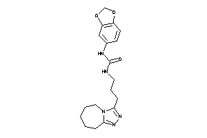 1-(1,3-benzodioxol-5-yl)-3-[3-(6,7,8,9-tetrahydro-5H-[1,2,4]triazolo[4,3-a]azepin-3-yl)propyl]urea