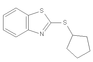 2-(cyclopentylthio)-1,3-benzothiazole
