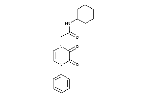 N-cyclohexyl-2-(2,3-diketo-4-phenyl-pyrazin-1-yl)acetamide