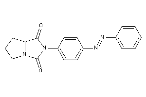 Image of 2-(4-phenylazophenyl)-5,6,7,7a-tetrahydropyrrolo[2,1-e]imidazole-1,3-quinone
