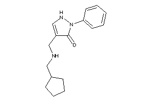 4-[(cyclopentylmethylamino)methyl]-2-phenyl-3-pyrazolin-3-one