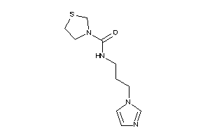 N-(3-imidazol-1-ylpropyl)thiazolidine-3-carboxamide