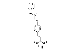 2-[4-[2-(5-keto-2-thioxo-imidazolidin-1-yl)ethyl]phenoxy]-N-phenyl-acetamide