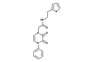 2-(2,3-diketo-4-phenyl-pyrazin-1-yl)-N-[2-(2-thienyl)ethyl]acetamide