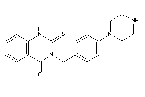 3-(4-piperazinobenzyl)-2-thioxo-1H-quinazolin-4-one