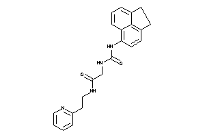 2-(acenaphthen-5-ylcarbamoylamino)-N-[2-(2-pyridyl)ethyl]acetamide