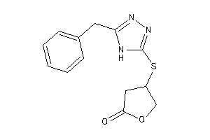 4-[(5-benzyl-4H-1,2,4-triazol-3-yl)thio]tetrahydrofuran-2-one