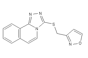 Image of 3-[([1,2,4]triazolo[3,4-a]isoquinolin-3-ylthio)methyl]isoxazole
