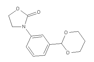 3-[3-(1,3-dioxan-2-yl)phenyl]oxazolidin-2-one