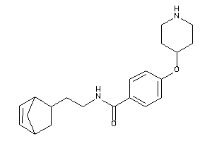 N-[2-(5-bicyclo[2.2.1]hept-2-enyl)ethyl]-4-(4-piperidyloxy)benzamide