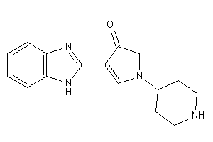 4-(1H-benzimidazol-2-yl)-1-(4-piperidyl)-2-pyrrolin-3-one