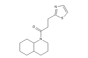 1-(3,4,4a,5,6,7,8,8a-octahydro-2H-quinolin-1-yl)-3-thiazol-2-yl-propan-1-one