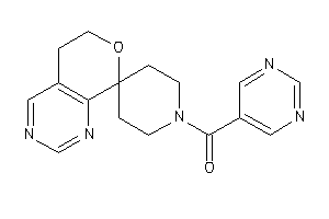 Image of 5-pyrimidyl(spiro[5,6-dihydropyrano[3,4-d]pyrimidine-8,4'-piperidine]-1'-yl)methanone