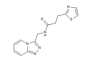 3-thiazol-2-yl-N-([1,2,4]triazolo[4,3-a]pyridin-3-ylmethyl)propionamide