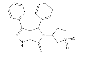 Image of 5-(1,1-diketothiolan-3-yl)-3,4-diphenyl-1,4-dihydropyrrolo[3,4-c]pyrazol-6-one