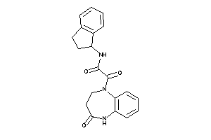 N-indan-1-yl-2-keto-2-(4-keto-3,5-dihydro-2H-1,5-benzodiazepin-1-yl)acetamide