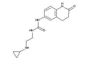 1-[2-(cyclopropylamino)ethyl]-3-(2-keto-3,4-dihydro-1H-quinolin-6-yl)urea