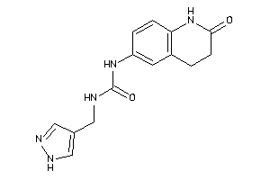 1-(2-keto-3,4-dihydro-1H-quinolin-6-yl)-3-(1H-pyrazol-4-ylmethyl)urea