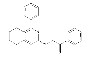 1-phenyl-2-[(1-phenyl-5,6,7,8-tetrahydroisoquinolin-3-yl)thio]ethanone