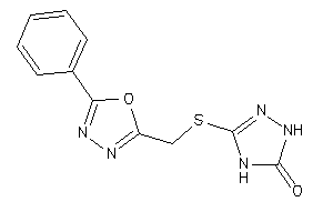 3-[(5-phenyl-1,3,4-oxadiazol-2-yl)methylthio]-1,4-dihydro-1,2,4-triazol-5-one