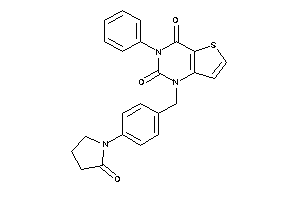 1-[4-(2-ketopyrrolidino)benzyl]-3-phenyl-thieno[3,2-d]pyrimidine-2,4-quinone