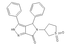 Image of 5-(1,1-diketothiolan-3-yl)-3,4-diphenyl-2,4-dihydropyrrolo[3,4-c]pyrazol-6-one