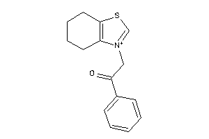 1-phenyl-2-(4,5,6,7-tetrahydro-1,3-benzothiazol-3-ium-3-yl)ethanone