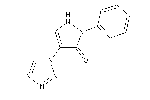 Image of 2-phenyl-4-(tetrazol-1-yl)-3-pyrazolin-3-one