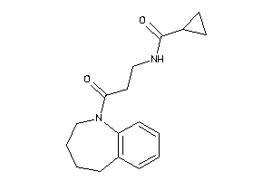 N-[3-keto-3-(2,3,4,5-tetrahydro-1-benzazepin-1-yl)propyl]cyclopropanecarboxamide