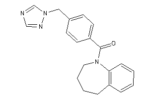 2,3,4,5-tetrahydro-1-benzazepin-1-yl-[4-(1,2,4-triazol-1-ylmethyl)phenyl]methanone