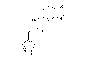 N-(1,3-benzoxazol-5-yl)-2-(1H-pyrazol-4-yl)acetamide