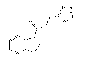 1-indolin-1-yl-2-(1,3,4-oxadiazol-2-ylthio)ethanone