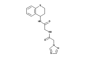 N-thiochroman-4-yl-2-[[2-(1,2,4-triazol-1-yl)acetyl]amino]acetamide