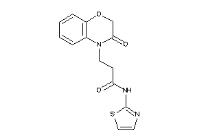 3-(3-keto-1,4-benzoxazin-4-yl)-N-thiazol-2-yl-propionamide