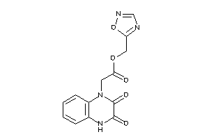 2-(2,3-diketo-4H-quinoxalin-1-yl)acetic Acid 1,2,4-oxadiazol-5-ylmethyl Ester