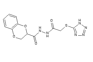 N'-[2-(1H-tetrazol-5-ylthio)acetyl]-2,3-dihydro-1,4-benzodioxine-3-carbohydrazide