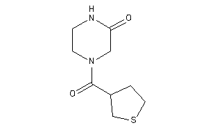 4-(tetrahydrothiophene-3-carbonyl)piperazin-2-one