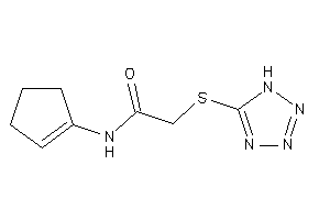 N-cyclopenten-1-yl-2-(1H-tetrazol-5-ylthio)acetamide