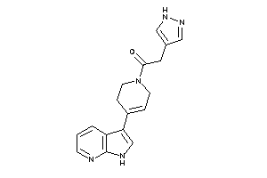 2-(1H-pyrazol-4-yl)-1-[4-(1H-pyrrolo[2,3-b]pyridin-3-yl)-3,6-dihydro-2H-pyridin-1-yl]ethanone