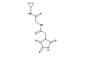 N-cyclopropyl-2-[[2-(2,4,5-triketoimidazolidin-1-yl)acetyl]amino]acetamide