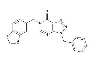 3-benzyl-6-piperonyl-triazolo[4,5-d]pyrimidin-7-one