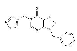 3-benzyl-6-(isoxazol-4-ylmethyl)triazolo[4,5-d]pyrimidin-7-one